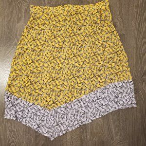 Yellow Floral Skirt (US 6)